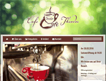 Tablet Screenshot of cafe-theodor.de
